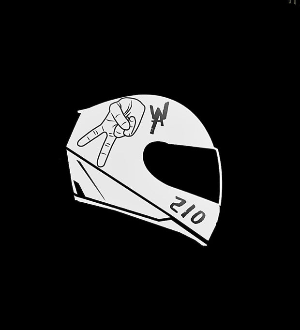 2WA Helmet Sticker