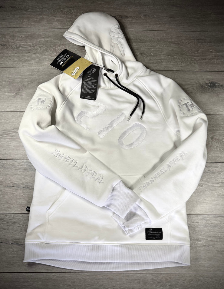 2WA ELITE Level II Armoured White OFFICIAL 210 STEALTH Pullover Hoodie