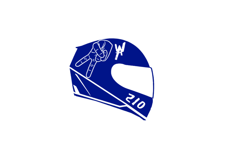 2WA Helmet Motorcycle Aware Driver Sticker
