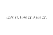 2WA Ride It Script Sticker