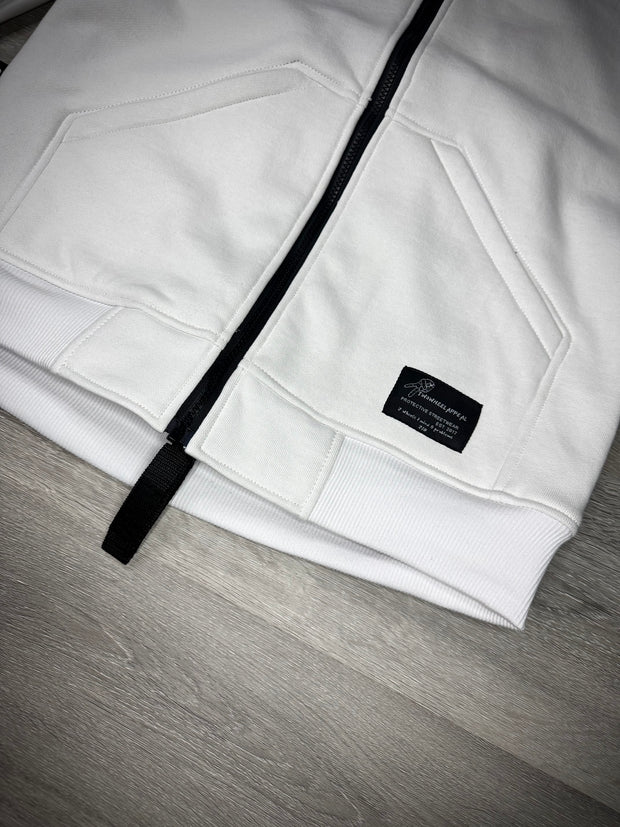2WA ELITE Level II Armoured White CLASSIC Fleece Hoodie