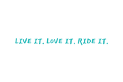 2WA Ride It Script Sticker