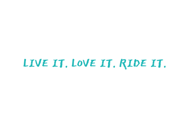 2WA Ride It Script Sticker