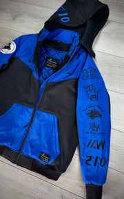 2WA Men's ELITE Level II Armoured MXC Bold Blue Combination OFFICIAL TRIBUTE Jacket