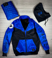 2WA Men's ELITE Level II Armoured MXC Bold Blue Combination OFFICIAL TRIBUTE Jacket