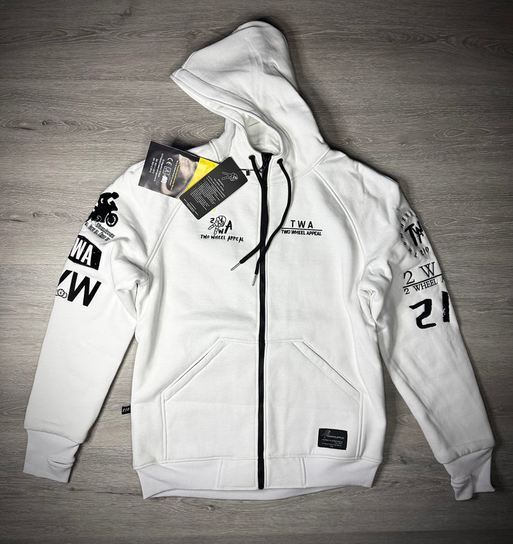 2WA ELITE Level II Armoured White OFFICIAL V2 Fleece Hoodie