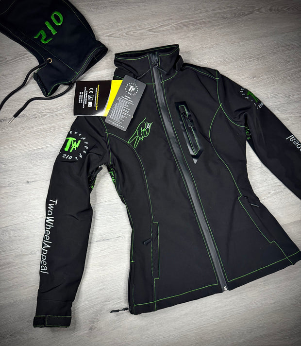 2WA™ Ladies ELITE Level II Armoured 210 GREEN MXC softSHELL® Jacket