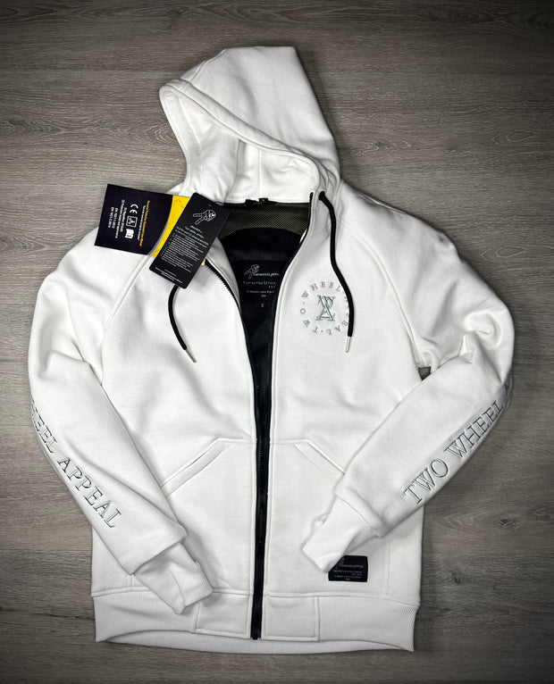 2WA ELITE Level II Armoured White CLASSIC Fleece Hoodie