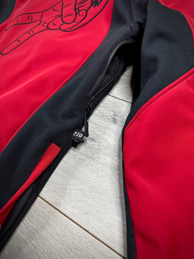 2WA Men's ELITE Level II Armoured MXC Rich Red Combination OFFICIAL TRIBUTE Jacket