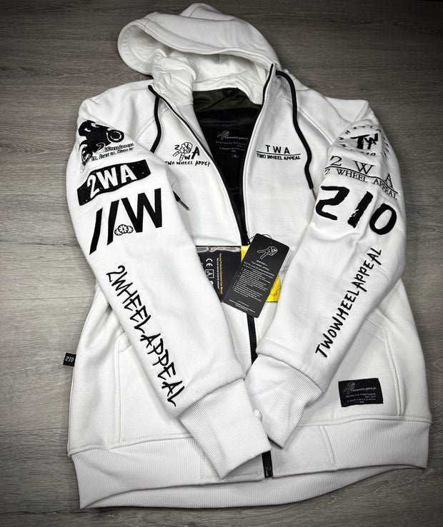 2WA ELITE Level II Armoured White OFFICIAL V2 Fleece Hoodie