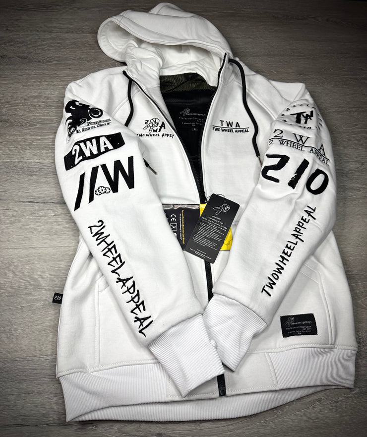 2WA ELITE Level II Armoured White OFFICIAL V2 Fleece Hoodie
