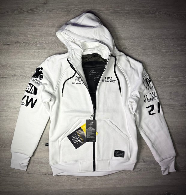 2WA ELITE Level II Armoured White OFFICIAL V2 Fleece Hoodie