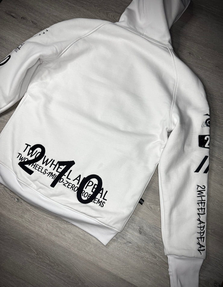 2WA ELITE Level II Armoured White OFFICIAL V2 Fleece Hoodie