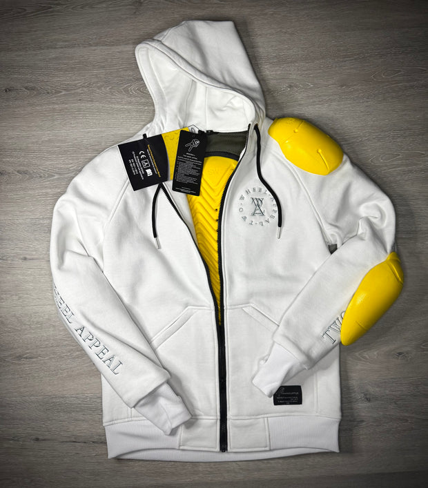 2WA ELITE Level II Armoured White CLASSIC Fleece Hoodie
