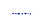 2WA Small Twowheelappeal Script Sticker