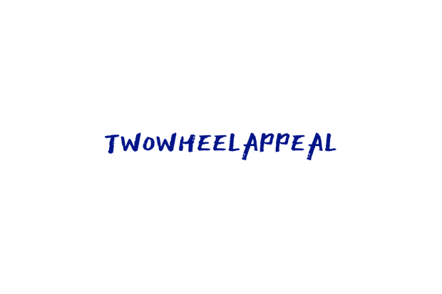 2WA Small Twowheelappeal Script Sticker