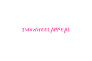 2WA Small Twowheelappeal Script Sticker