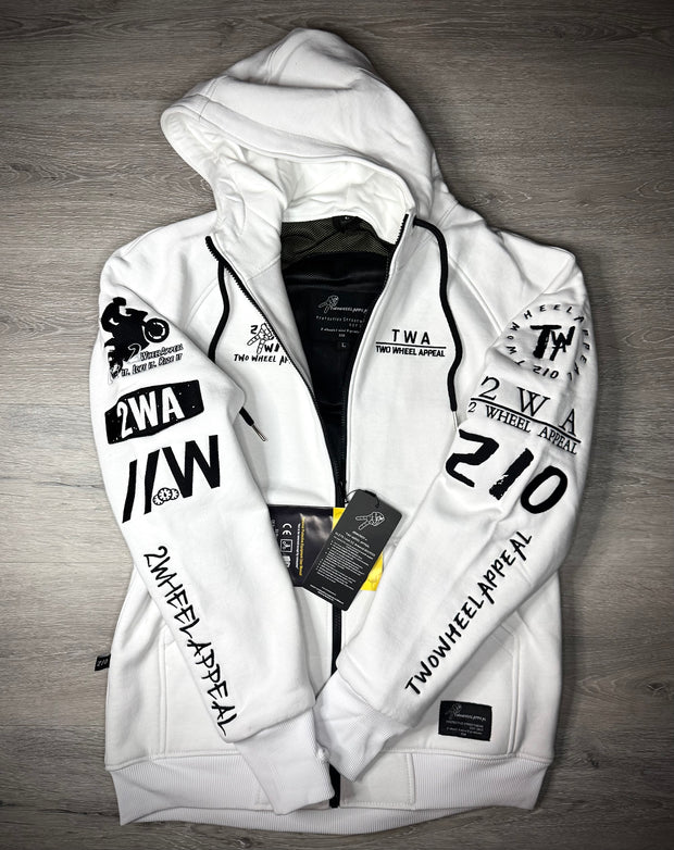 2WA ELITE Level II Armoured White OFFICIAL V2 Fleece Hoodie