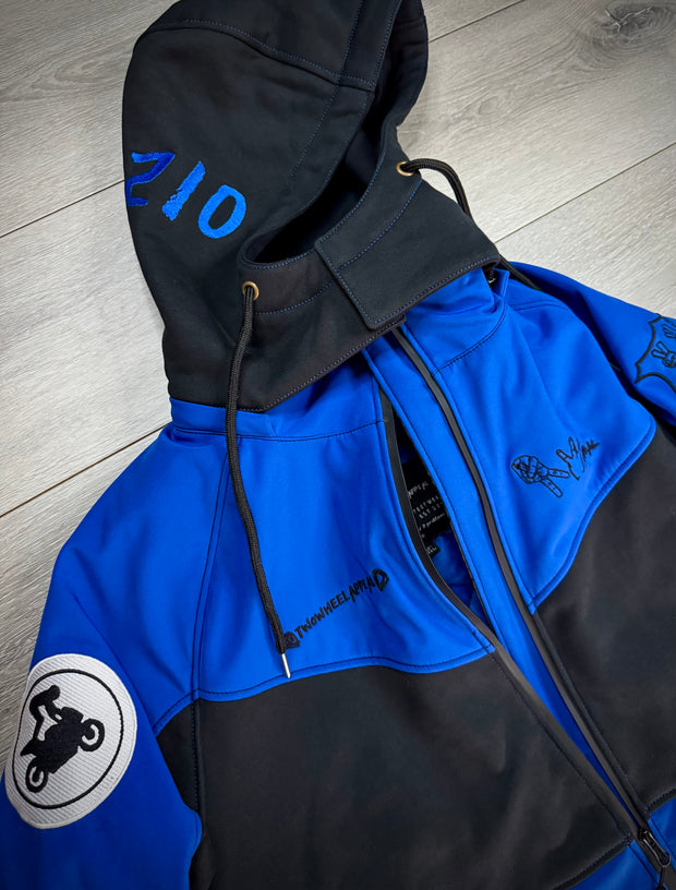 2WA Men's ELITE Level II Armoured MXC Bold Blue Combination OFFICIAL TRIBUTE Jacket