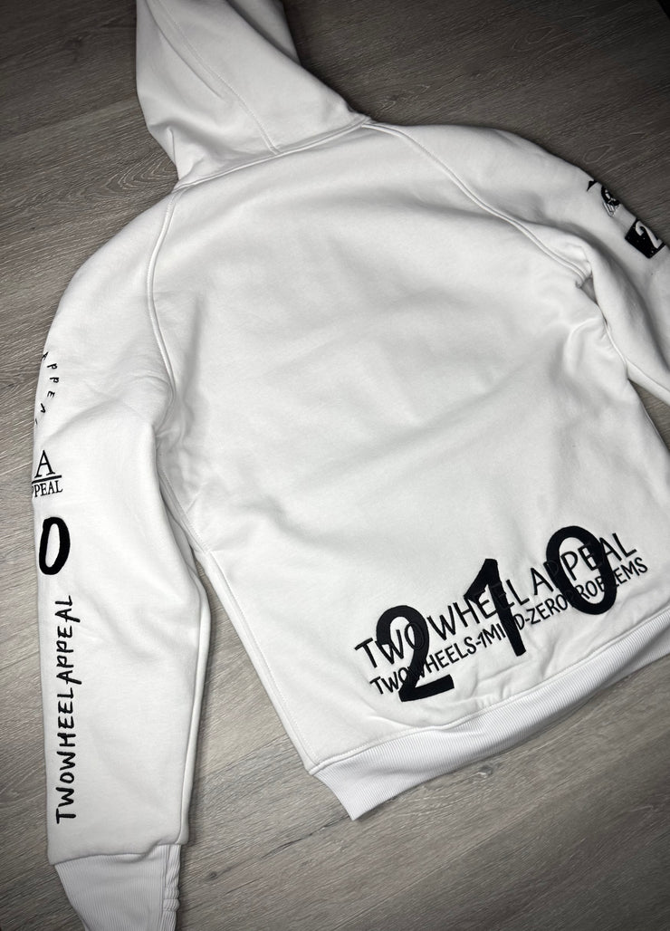 2WA ELITE Level II Armoured White OFFICIAL V2 Fleece Hoodie