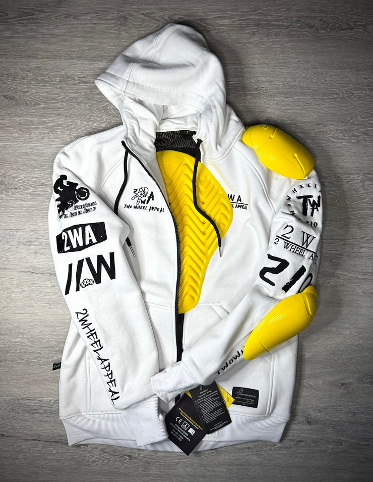 2WA ELITE Level II Armoured White OFFICIAL V2 Fleece Hoodie