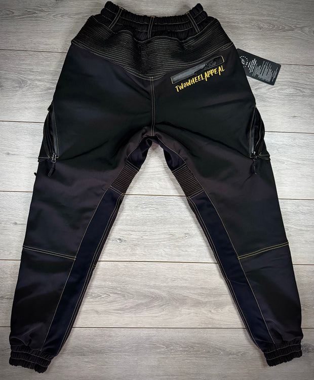 2WA Men's ELITE Level II Armoured Black 210 GOLD softSHELL® Joggers