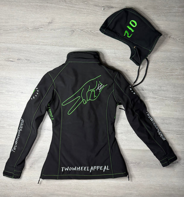 2WA™ Ladies ELITE Level II Armoured 210 GREEN MXC softSHELL® Jacket