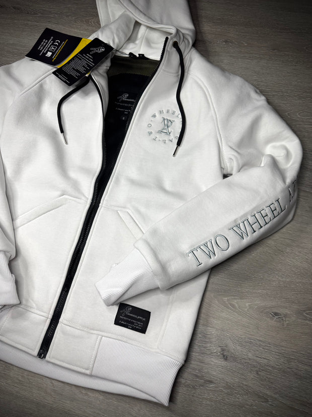 2WA ELITE Level II Armoured White CLASSIC Fleece Hoodie
