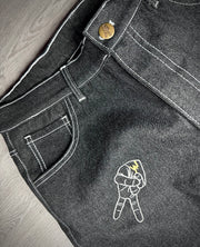 2WA ELITE Level II Armoured THUNDER® Black Denim SLC STREET Jeans