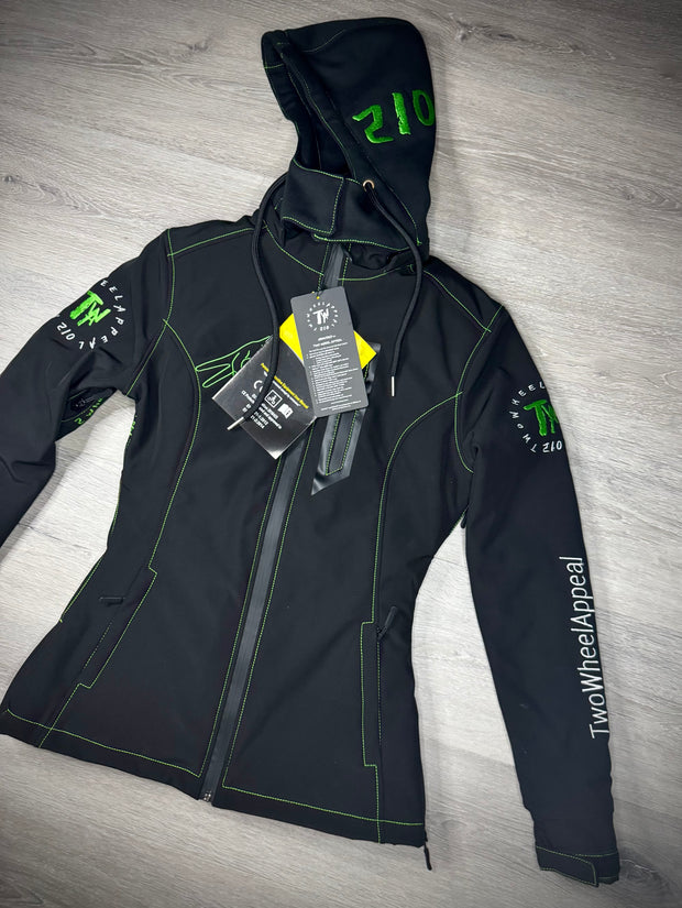 2WA™ Ladies ELITE Level II Armoured 210 GREEN MXC softSHELL® Jacket