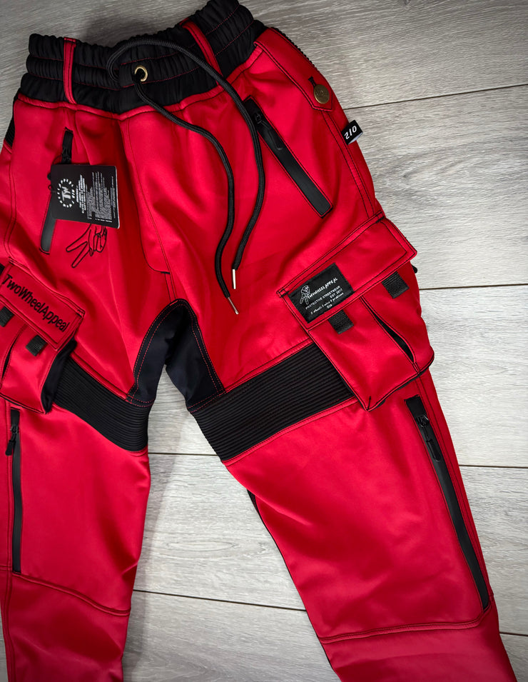 2WA Men's ELITE Level II Armoured Rich Red softSHELL® Joggers