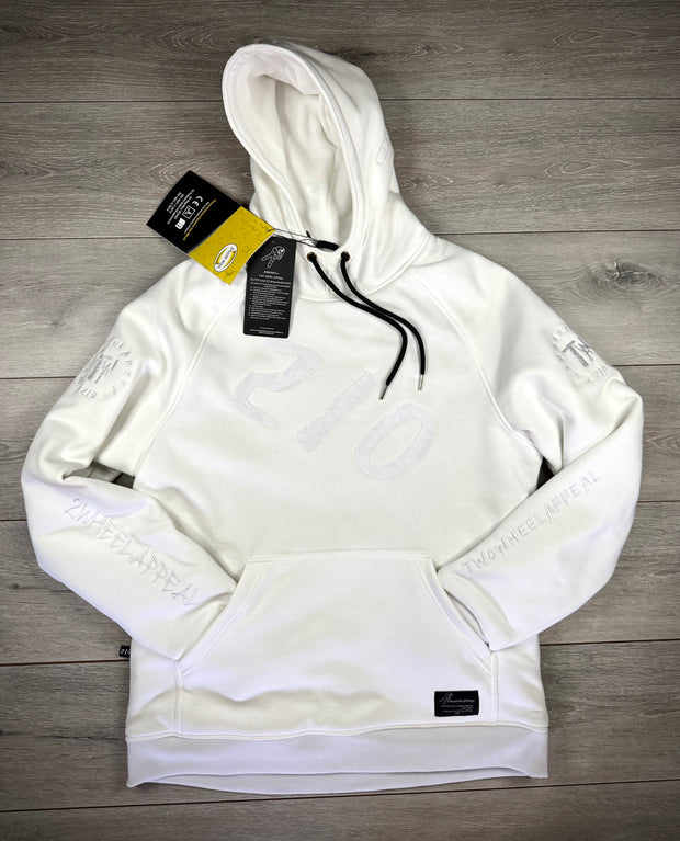 2WA ELITE Level II Armoured White OFFICIAL 210 STEALTH Pullover Hoodie