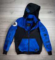 2WA Men's ELITE Level II Armoured MXC Bold Blue Combination OFFICIAL TRIBUTE Jacket