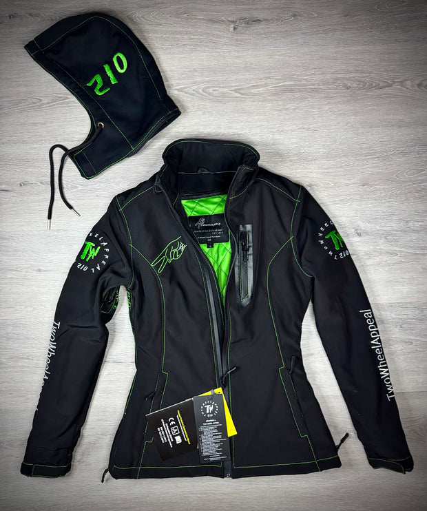 2WA™ Ladies ELITE Level II Armoured 210 GREEN MXC softSHELL® Jacket