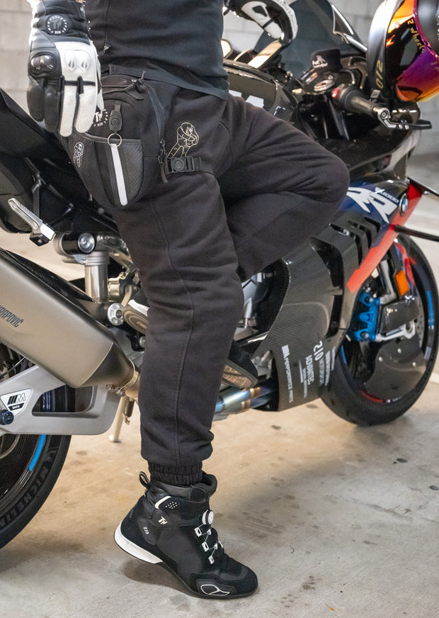 2WA™ ELITE Level II Armoured Black RYDERZ Trak Daks
