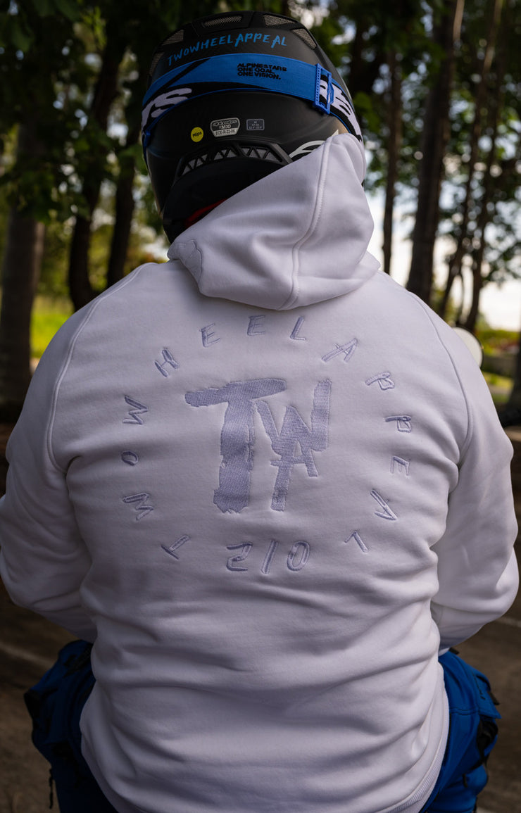 2WA ELITE Level II Armoured White OFFICIAL 210 STEALTH Pullover Hoodie