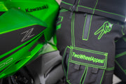 2WA™ Ladies ELITE Level II Armoured Black 210 GREEN softSHELL® RYDERZ Joggers