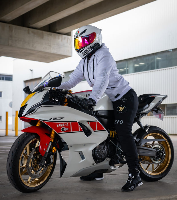 2WA™ ELITE Level II Armoured White CLASSIC Fleece Hoodie