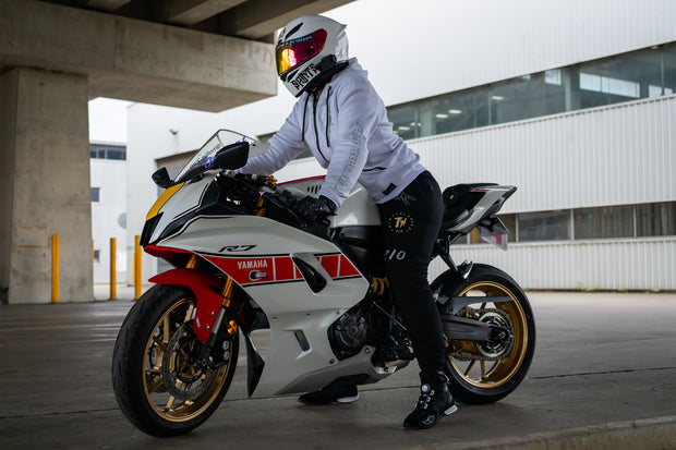 2WA™ ELITE Level II Armoured White CLASSIC Fleece Hoodie