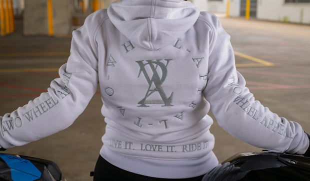 2WA™ ELITE Level II Armoured White CLASSIC Fleece Hoodie