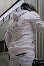 2WA™ ELITE Level II Armoured White CLASSIC Fleece Hoodie