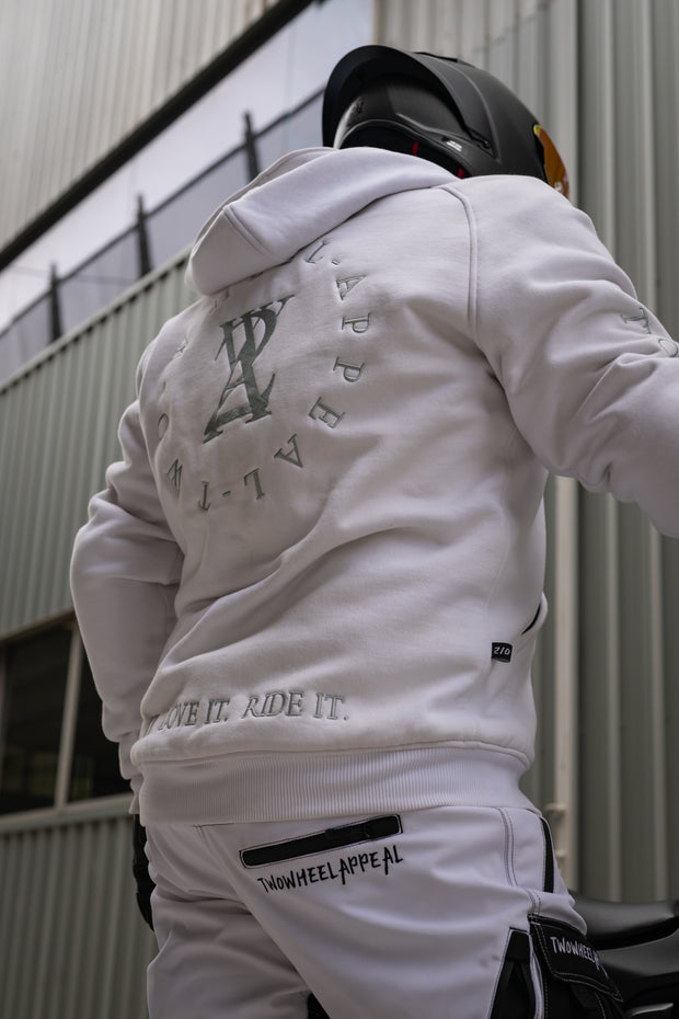 2WA™ ELITE Level II Armoured White CLASSIC Fleece Hoodie