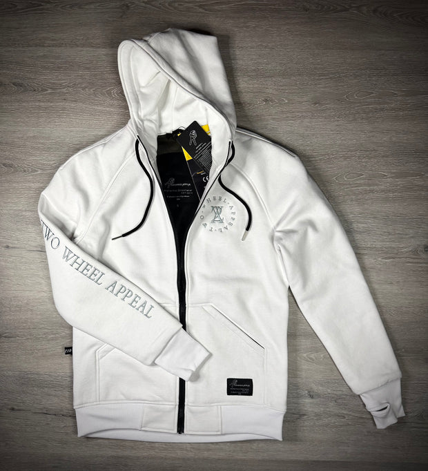 2WA ELITE Level II Armoured White CLASSIC Fleece Hoodie