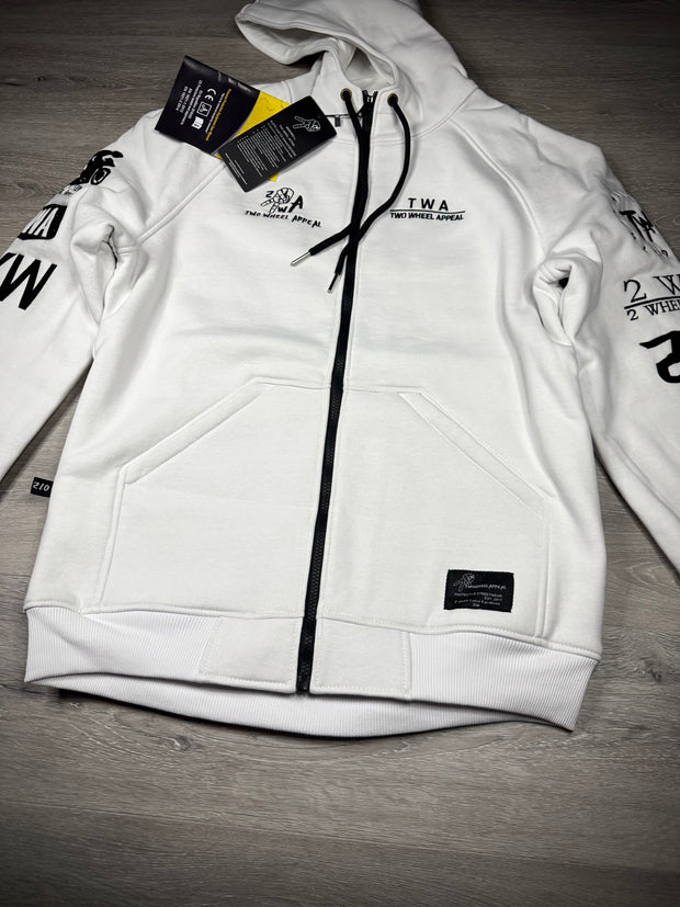 2WA ELITE Level II Armoured White OFFICIAL V2 Fleece Hoodie