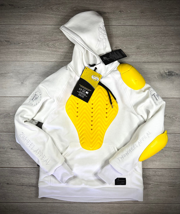 2WA ELITE Level II Armoured White OFFICIAL 210 STEALTH Pullover Hoodie