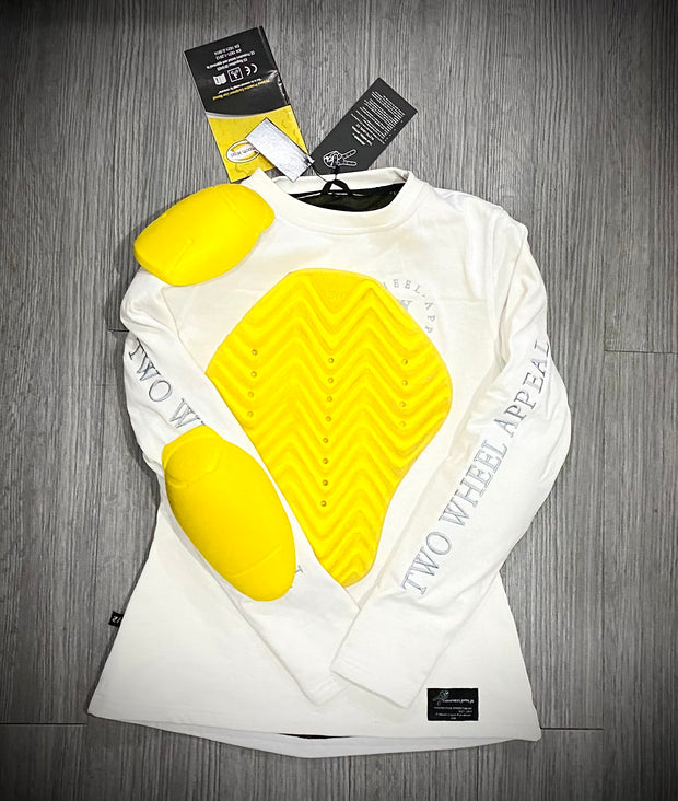 2WA Ladies WHITE CLASSIC Level II ELITE Shirt With DuPont™ Kevlar® & Body Armor