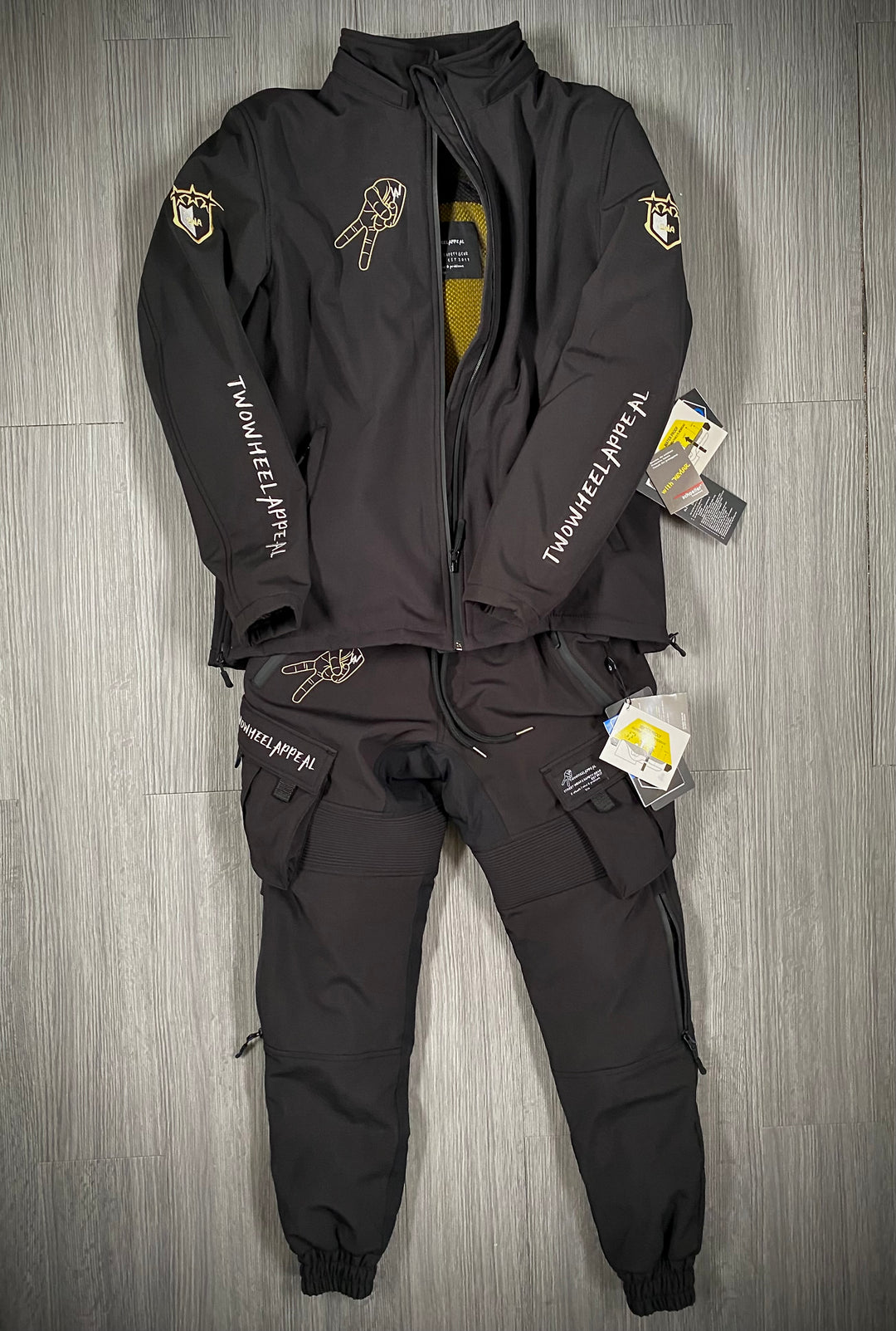2WA Men's ELITE Level II Armoured Black softSHELL® RYDERZ