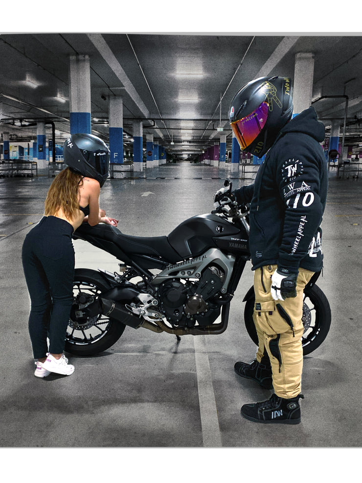GoGo Gear Women's Armored Kevlar Hoodie, (Black, Small) : : Car &  Motorbike