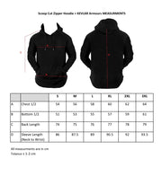 2WA Level II BLACK CLASSIC Hoodie with DuPont™ Kevlar® & Body Armor